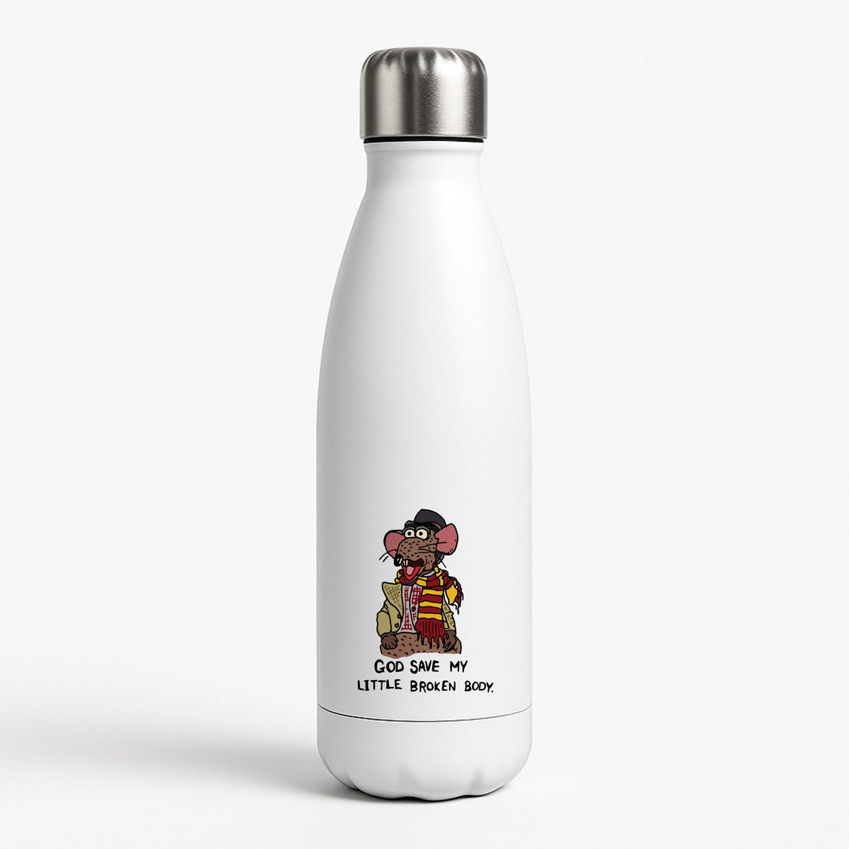 God Save My Broken Body Water Bottle