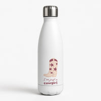 I'm Just A Cowgirl Water Bottle
