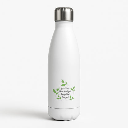 Don't Take These Beautiful Things That I've Got White Water Bottle