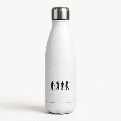 Golf Silhouettes White Water Bottle