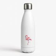 Watercolour Flamingo Painting Water Bottle 1