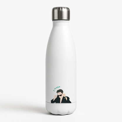 J-Hope Glasses - K Pop White Water Bottle