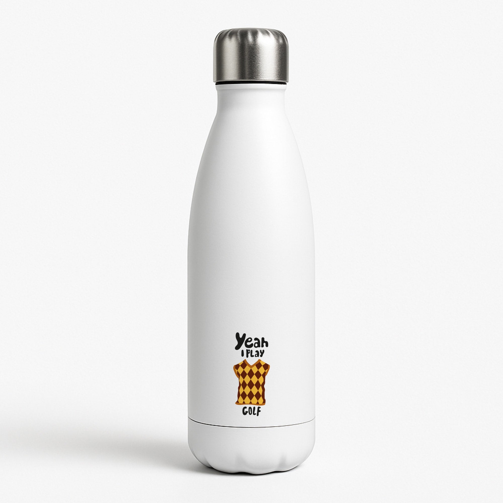 Yeah I play golf - Golf Water Bottle