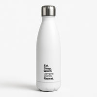 Eat Sleep Watch VPD Repeat Water Bottle