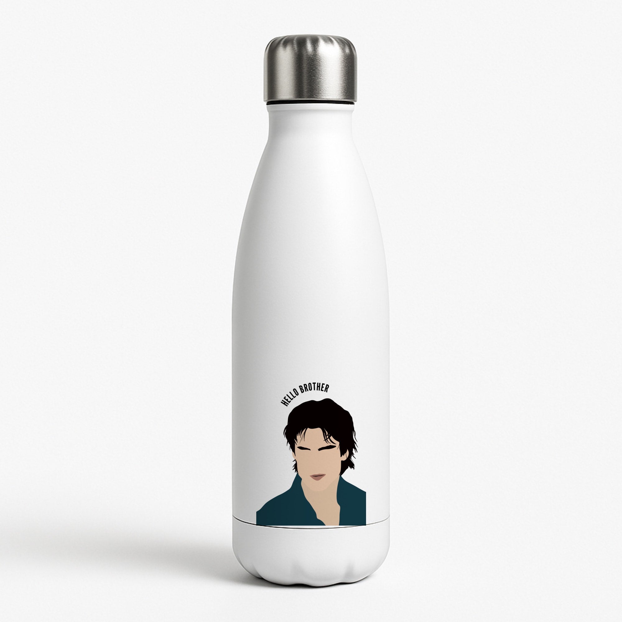 Hello Brother Cartoon - VD Water Bottle