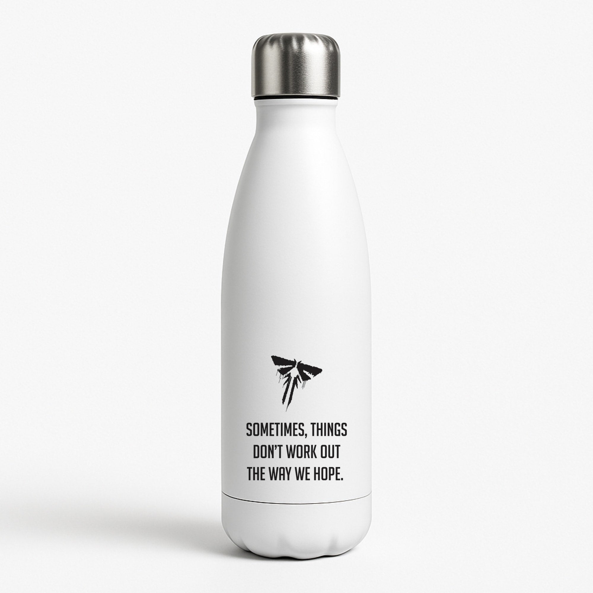 Sometime's Things Don't Work Out The Way We Hope White Water Bottle