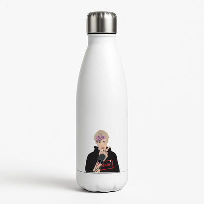 Pink Bandana - Peep White Water Bottle
