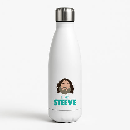 Jack I Am Steve White Water Bottle