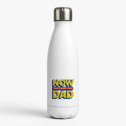Now That's What I Call Dad - Father's Day White Water Bottle