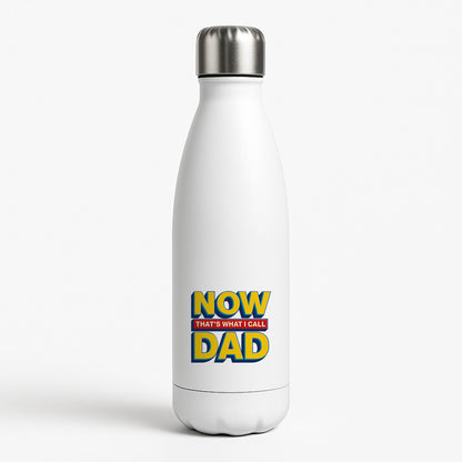 Now That's What I Call Dad - Father's Day White Water Bottle