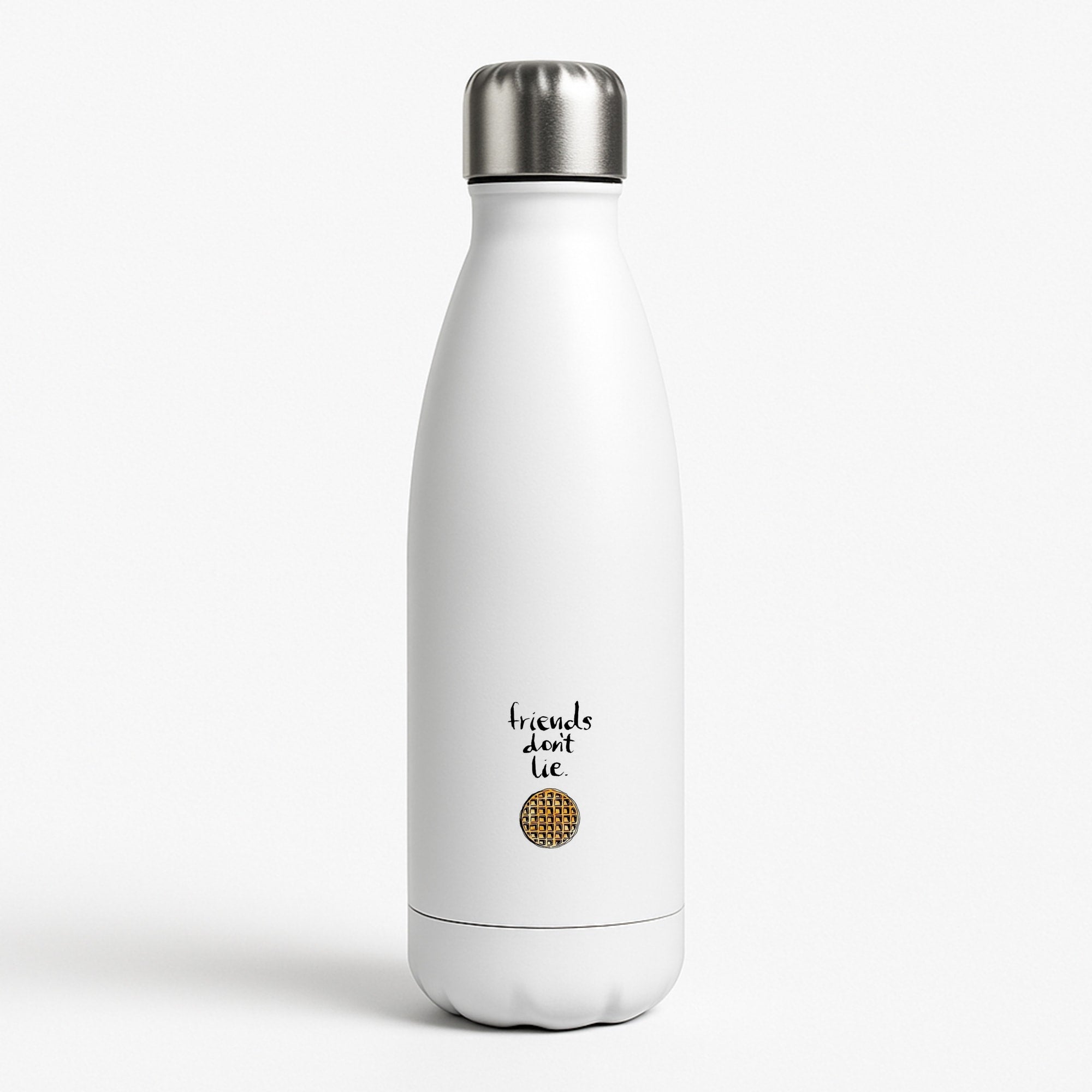 Friends Don't Lie Waffle Water Bottle