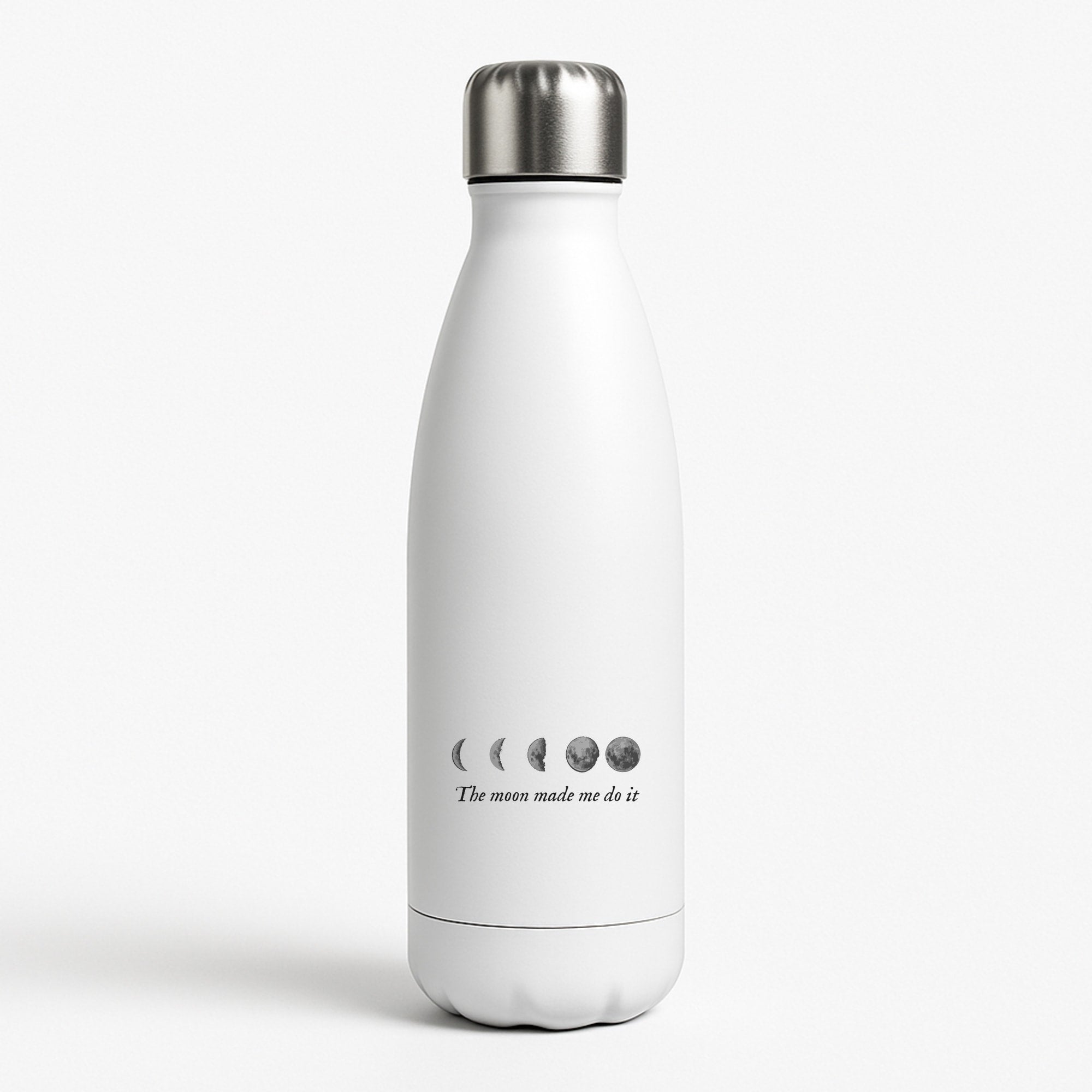 The Moon Made Me Do It Water Bottle