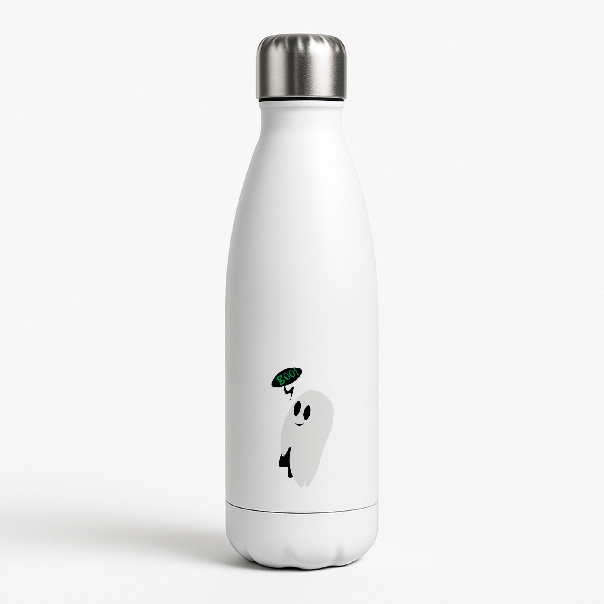 Halloween Pattern 2 White Water Bottle
