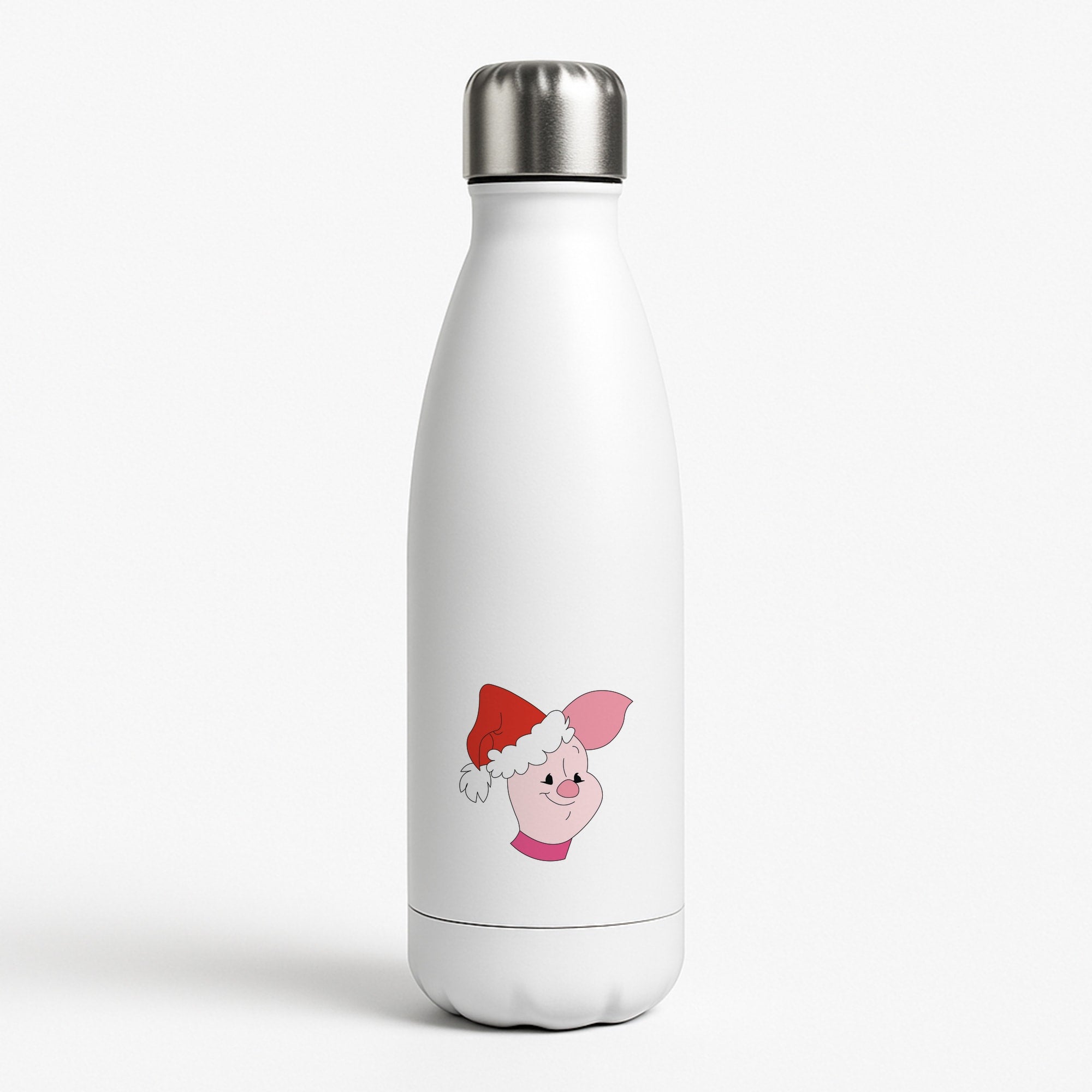 Pig Pattern Christmas Water Bottle