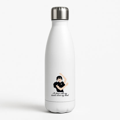 I'll Dance With My Hands Above My Head Wednesday White Water Bottle