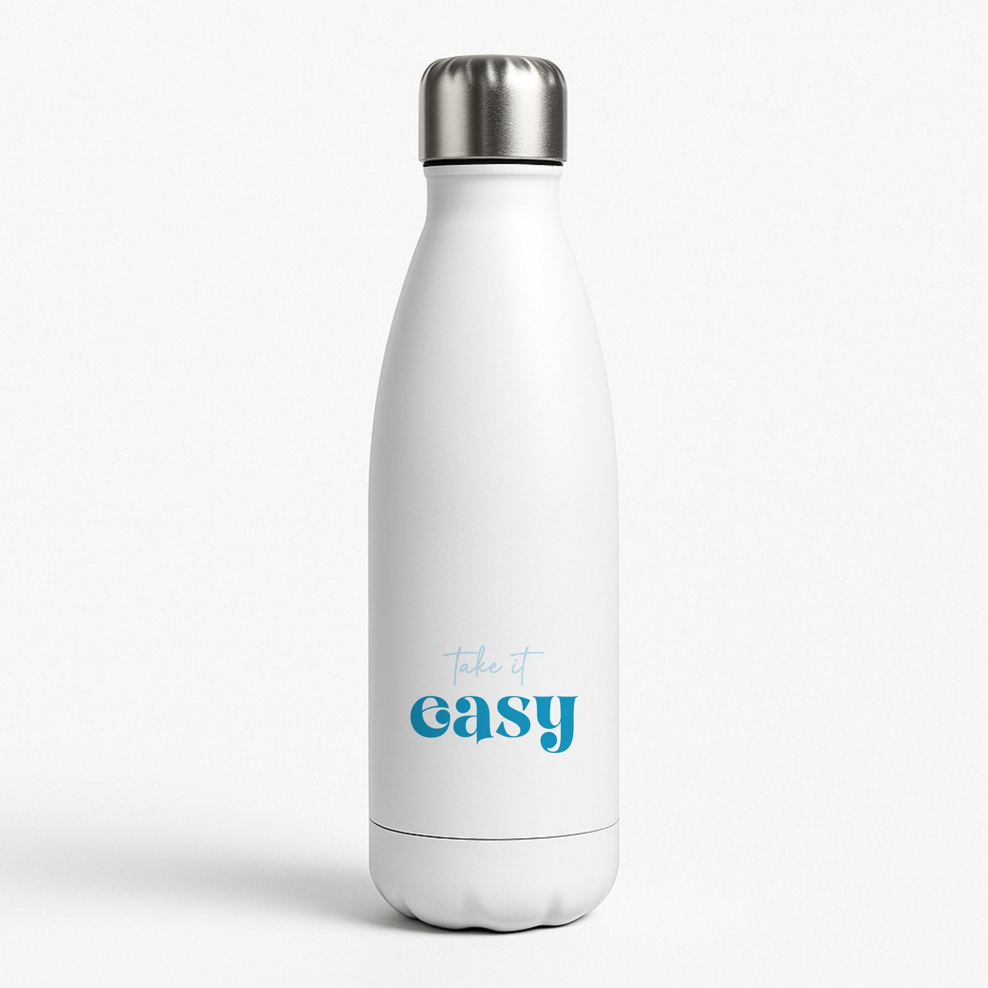 Take It Easy  White Water Bottle