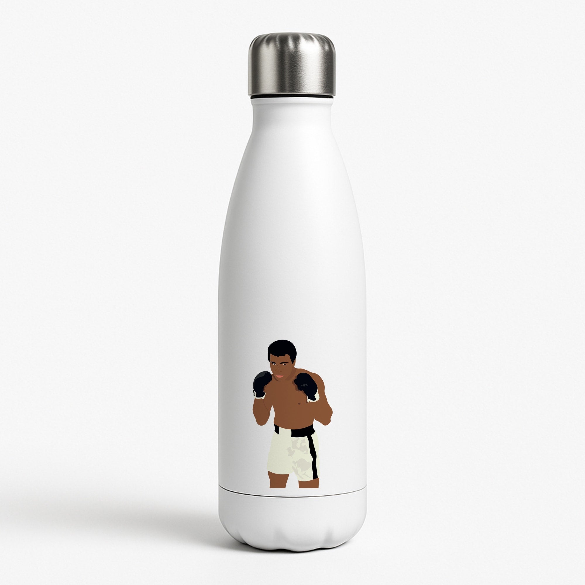 Ali - Boxing White Water Bottle