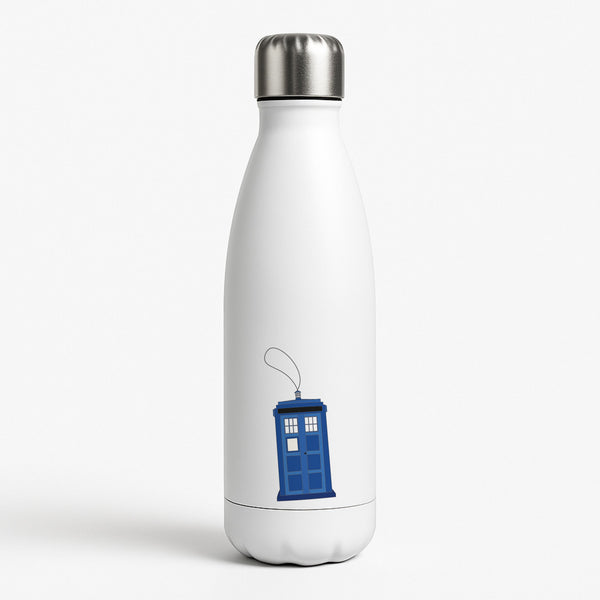 Tardis Ornement - Doctor Who White Water Bottle
