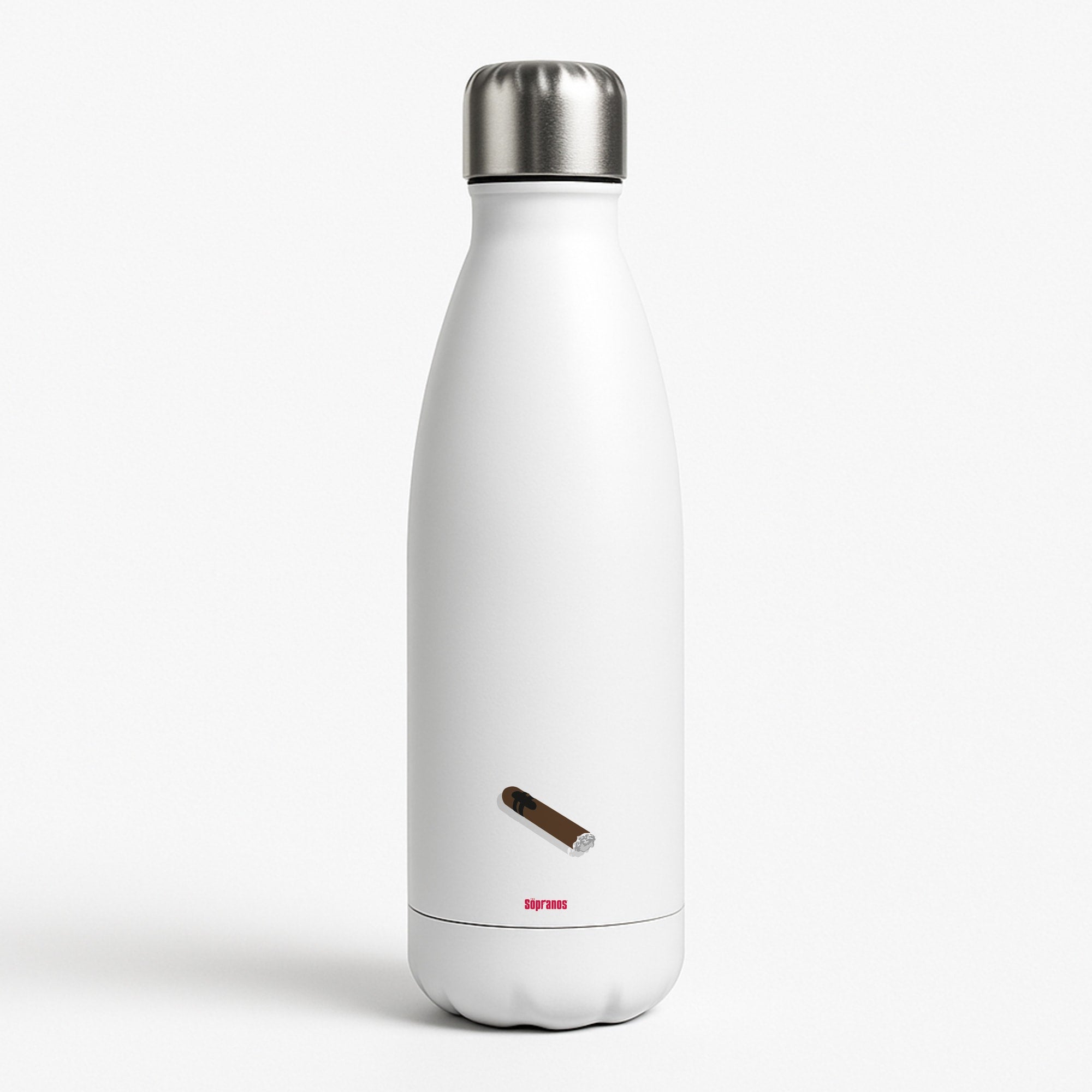 Cigar White Water Bottle