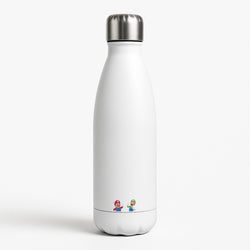 Mario And Luigi White Water Bottle