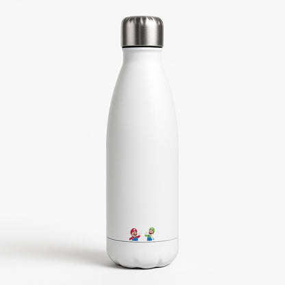 Mario And Luigi White Water Bottle