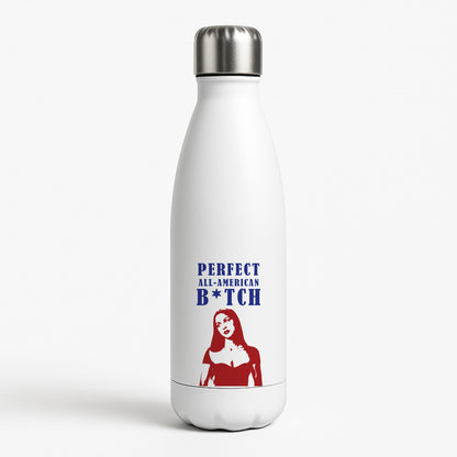 All American Stripes White Water Bottle