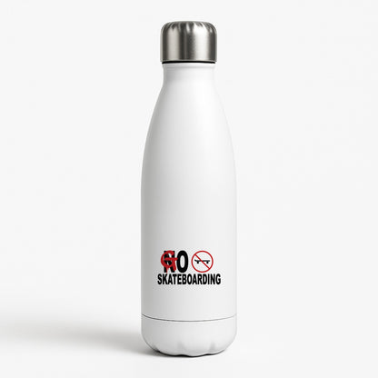 Go Skateboarding - Skate Aesthetic  White Water Bottle