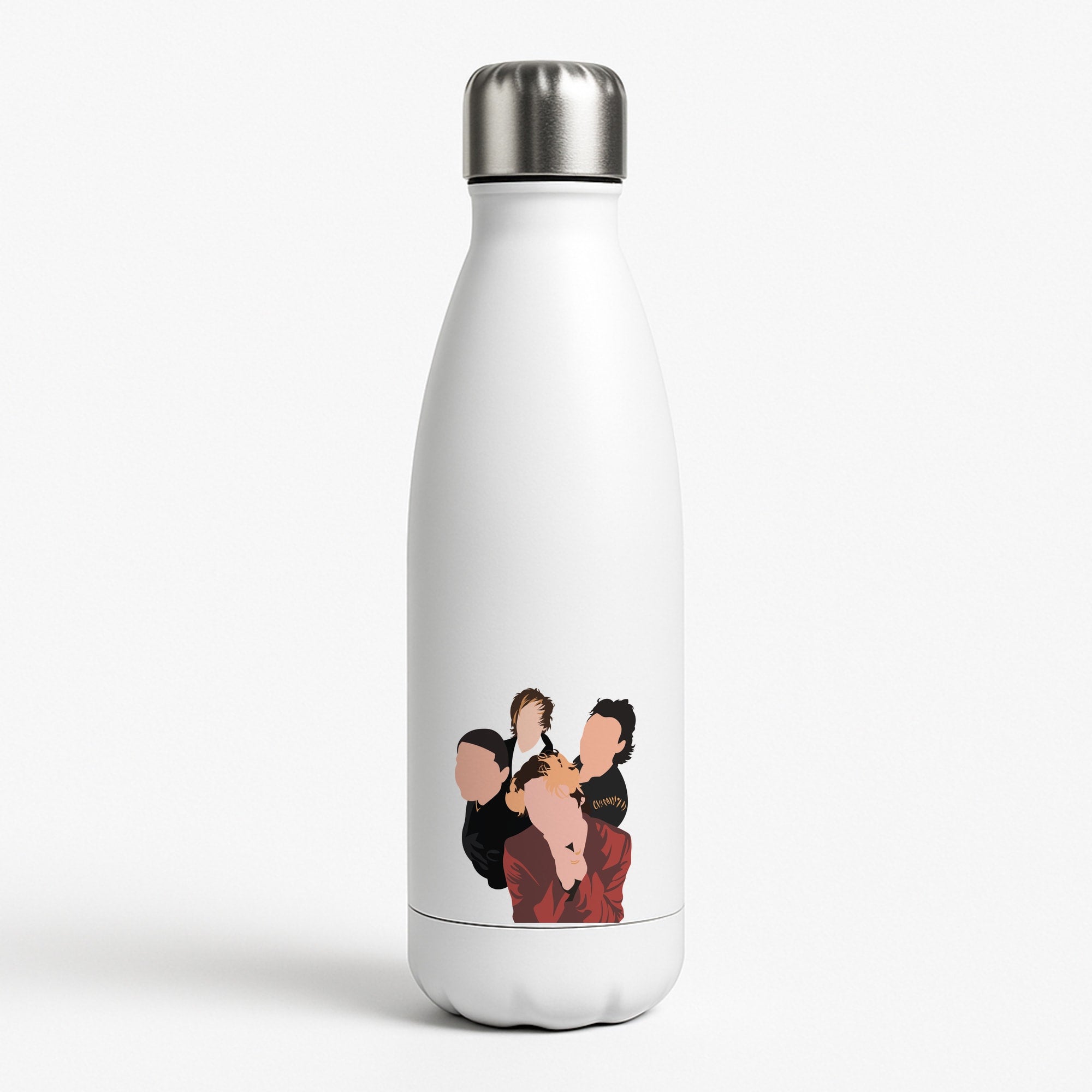 Group Photo White Water Bottle