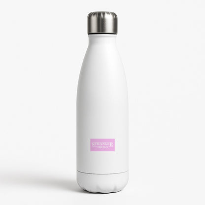 Pink Galaxy Stranger White Water Bottle