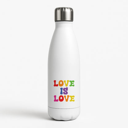 Love Is Love - Pride White Water Bottle