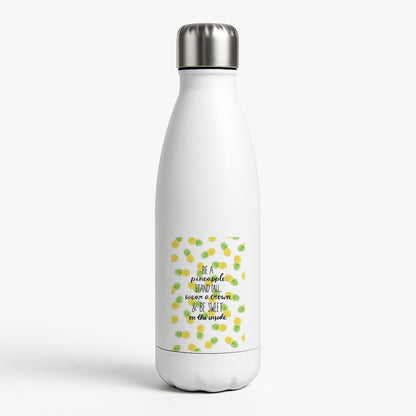 Be A Pineapple White Water Bottle