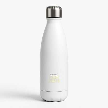 Come To The Dad Side - Personalised Father's Day White Water Bottle