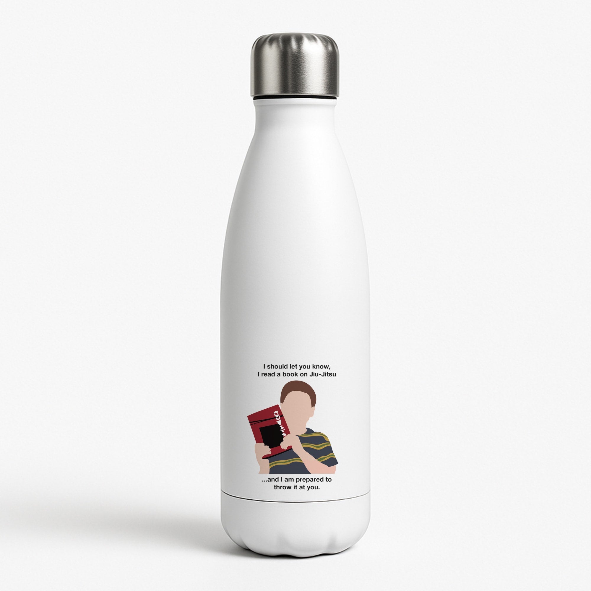 Book On Jiu-Jitsu - Sheldon White Water Bottle