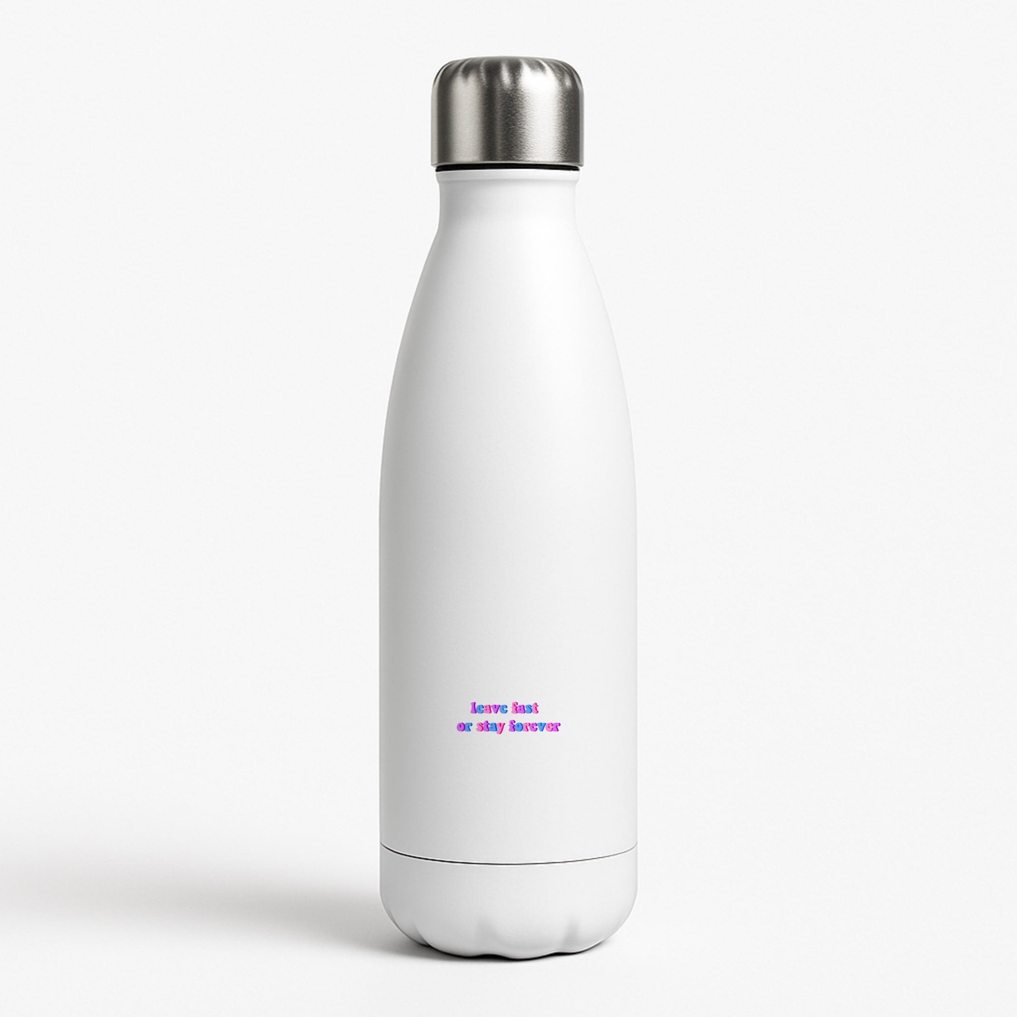 Leave Fast Or Stay Forever - Fender Water Bottle