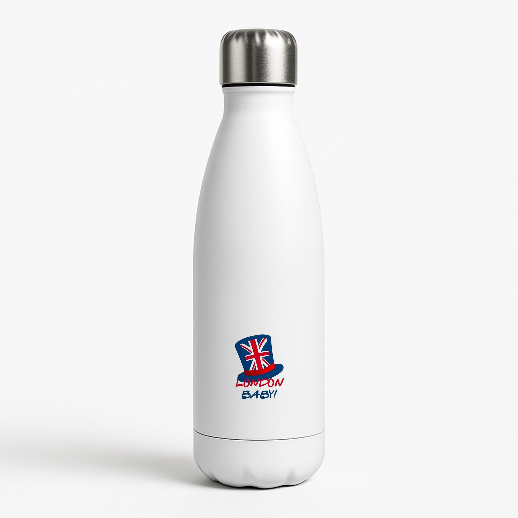 London Baby White Water Bottle