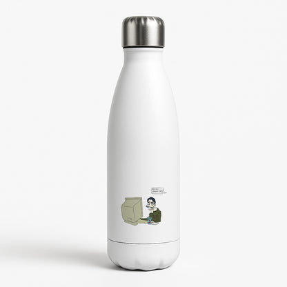 Are You Winning Dad White Water Bottle