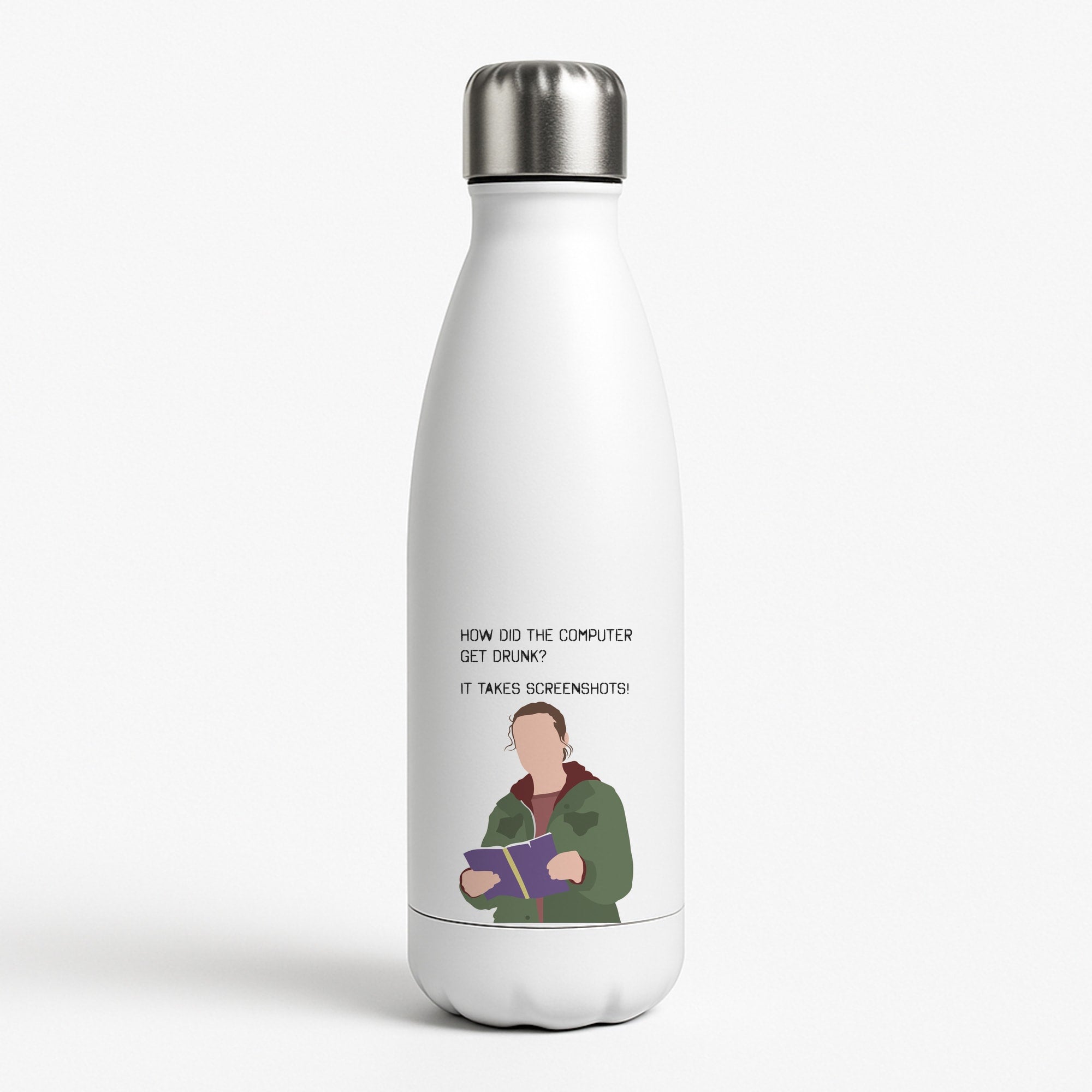 How Did The Computer Get Drunk? Water Bottle