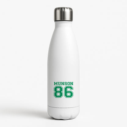 Munson 86 - Green White Water Bottle