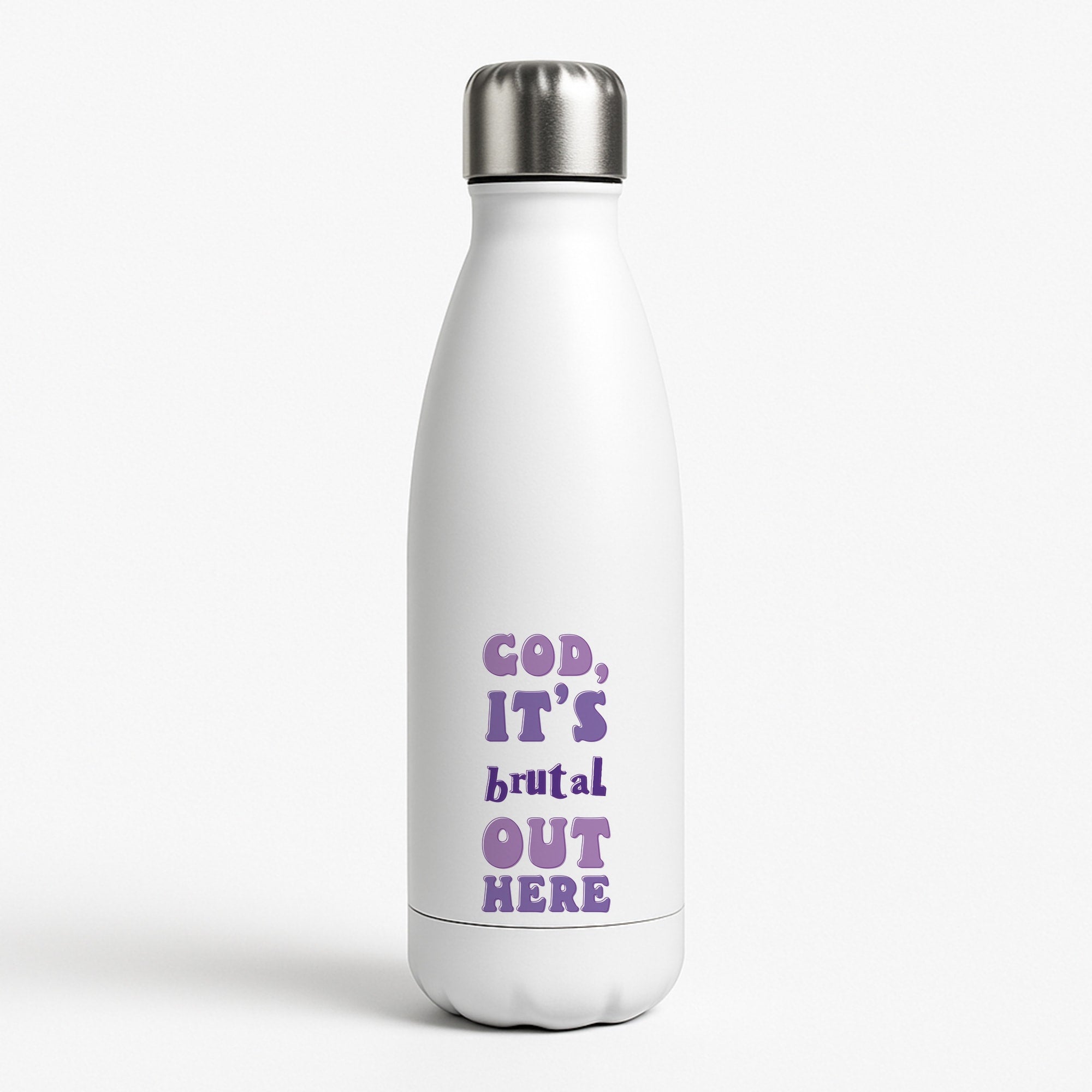 Brutal - Olivia White Water Bottle