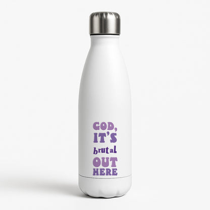 Brutal - Olivia White Water Bottle