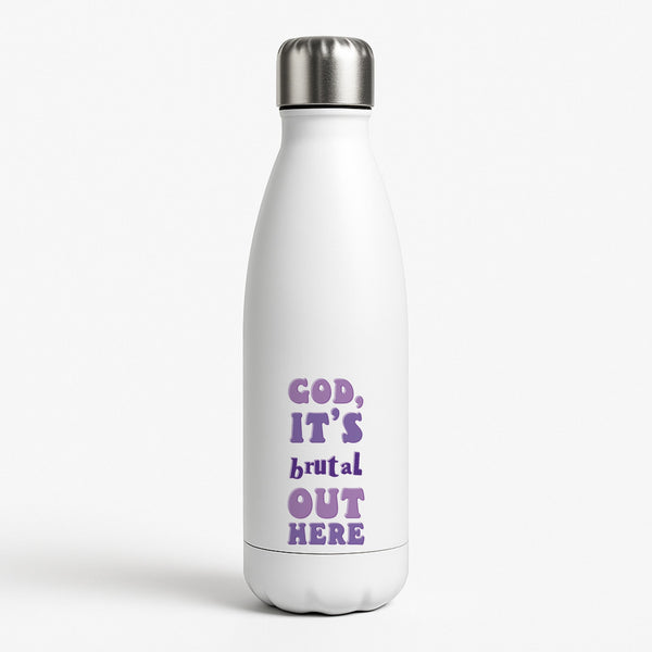 Brutal - Olivia White Water Bottle