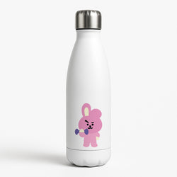 Cooky 21 - K Pop White Water Bottle