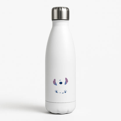 Alien Blue White Water Bottle
