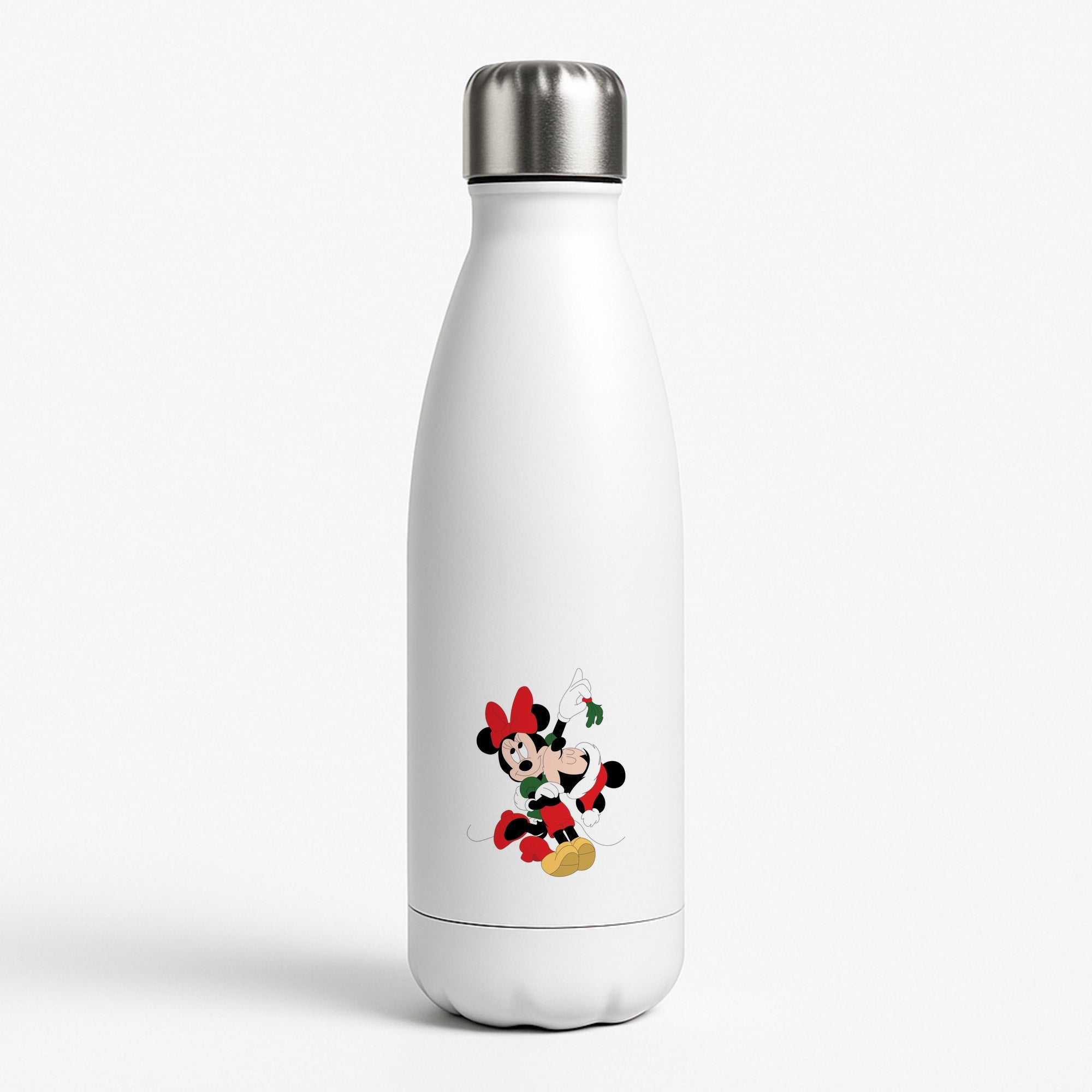 Mistletoe Fairytale Mice - Christmas White Water Bottle