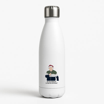 Are You Asking Me To Step Into Christmas - Gavin And Stacey White Water Bottle