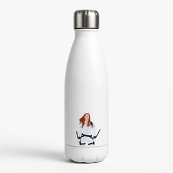 Black Widow White Water Bottle