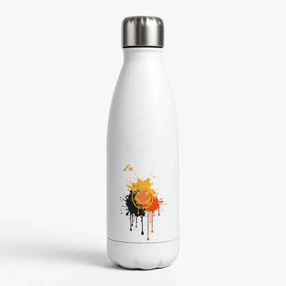 Orange Graffiti - Skate Aesthetic  White Water Bottle