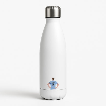 De Bruyne - Football White Water Bottle