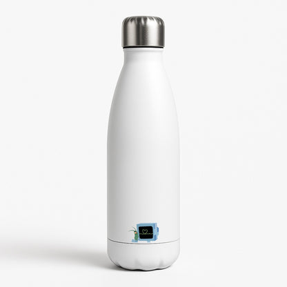 Plankton And Karen White Water Bottle