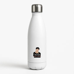 You Nice Keep Going - K Pop White Water Bottle
